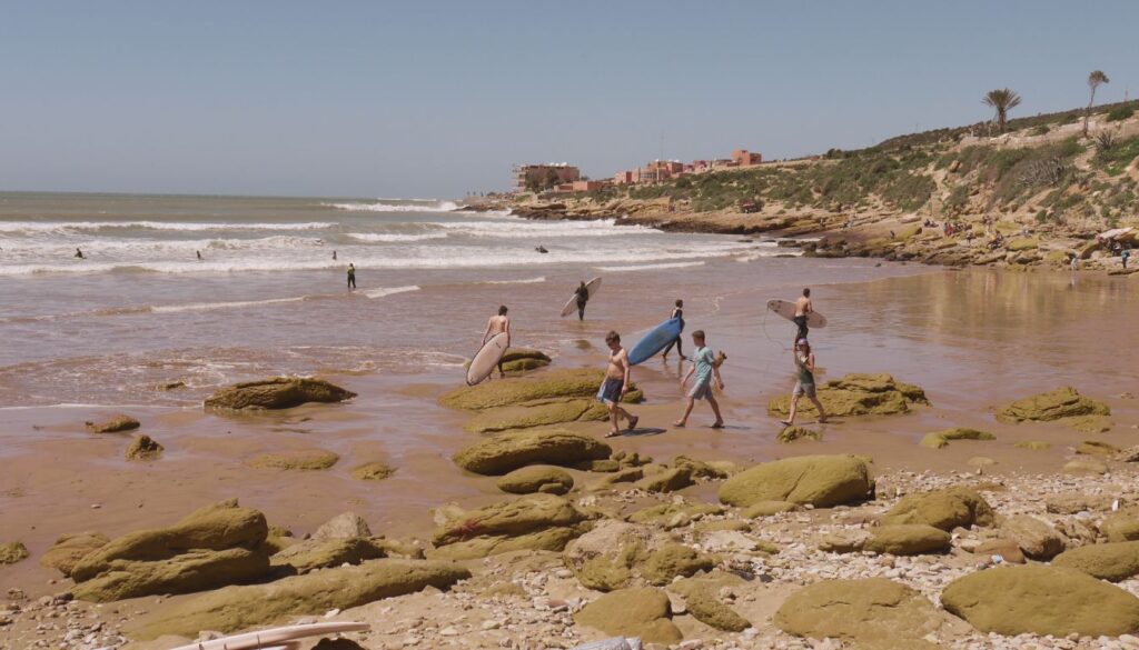 Surfing in Taghazout