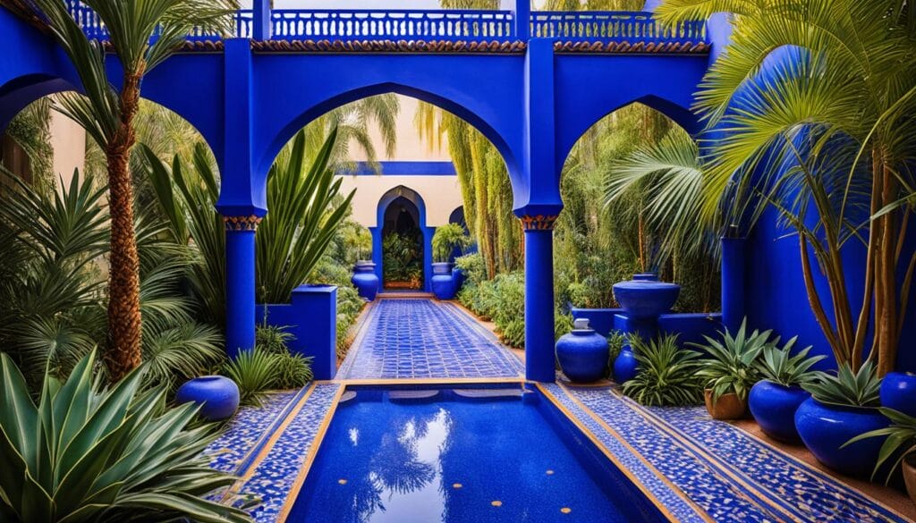 Color azul Majorelle.