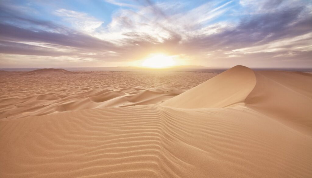 die Dünen von Merzouga