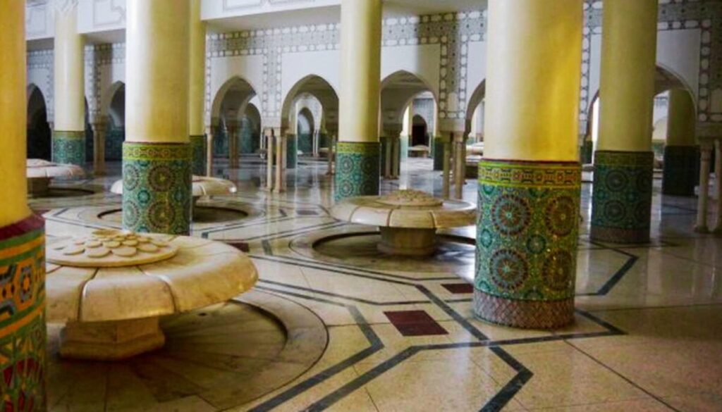 ablution room Hassan II mosque